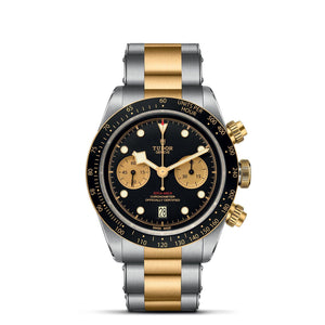 TUDOR Black Bay Chrono S&G 41mm Steel and Gold - Gunderson's Jewelers