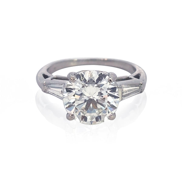 3.31ctw Diamond Solitaire Engagement Ring