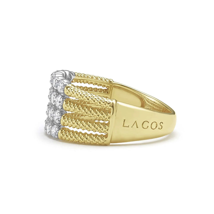 Superfine Diamond Statement Ring