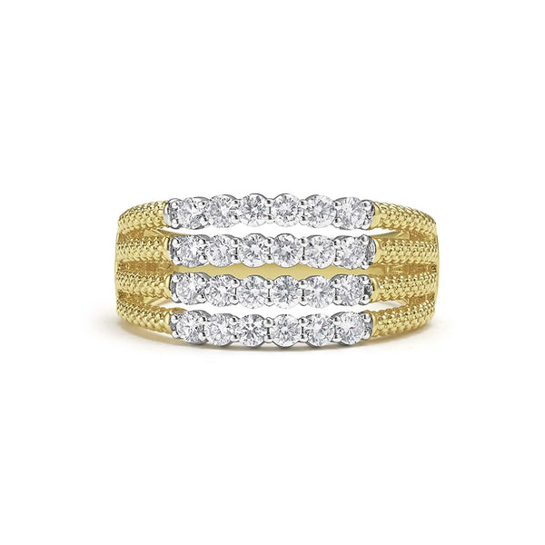 Superfine Diamond Statement Ring