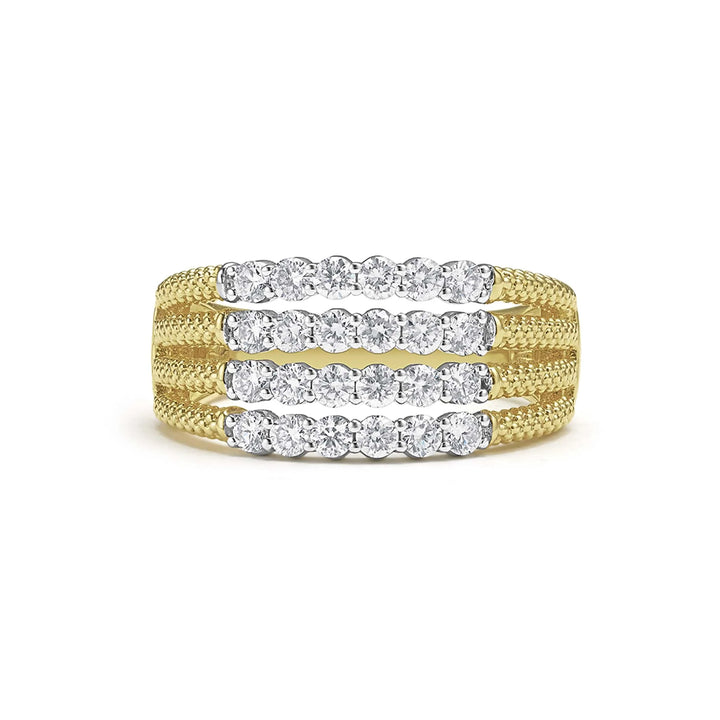 Superfine Diamond Statement Ring