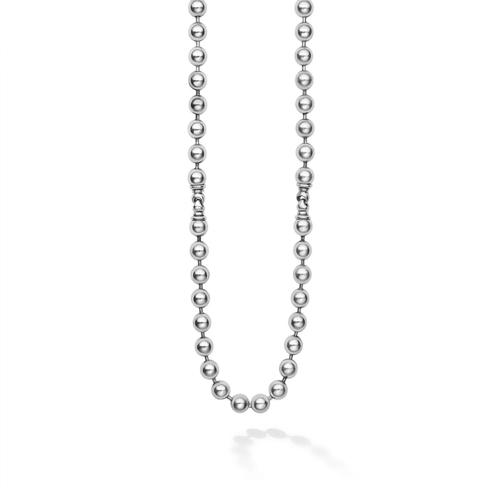 Caviar Beaded Chain Necklace | 8mm