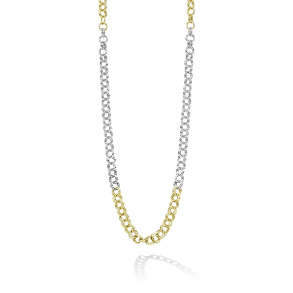 Two-Tone High Jinks Link Chain Necklace | 3.5mm