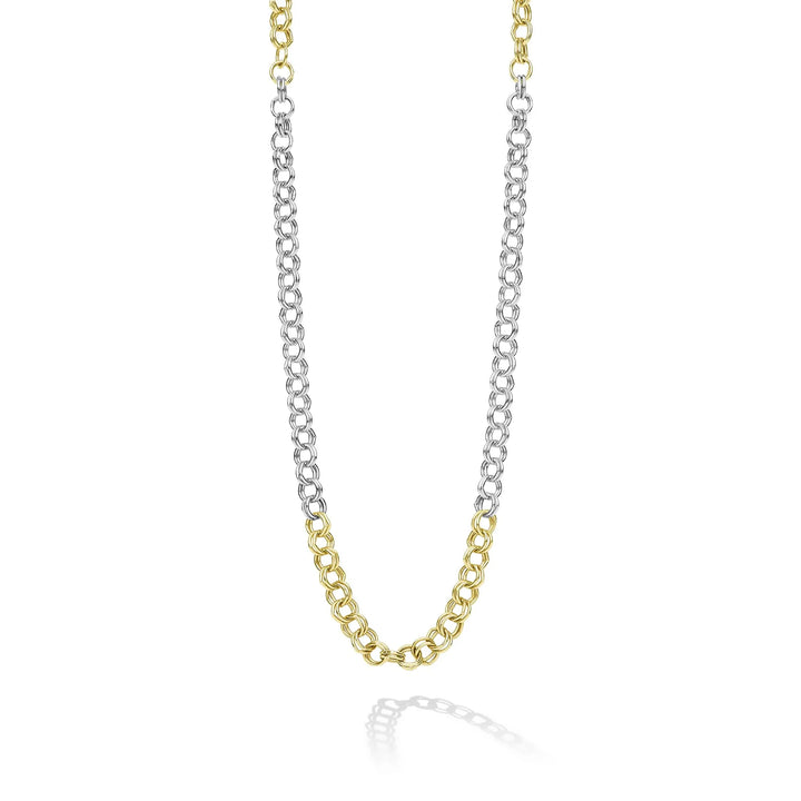 Two-Tone High Jinks Link Chain Necklace | 3.5mm