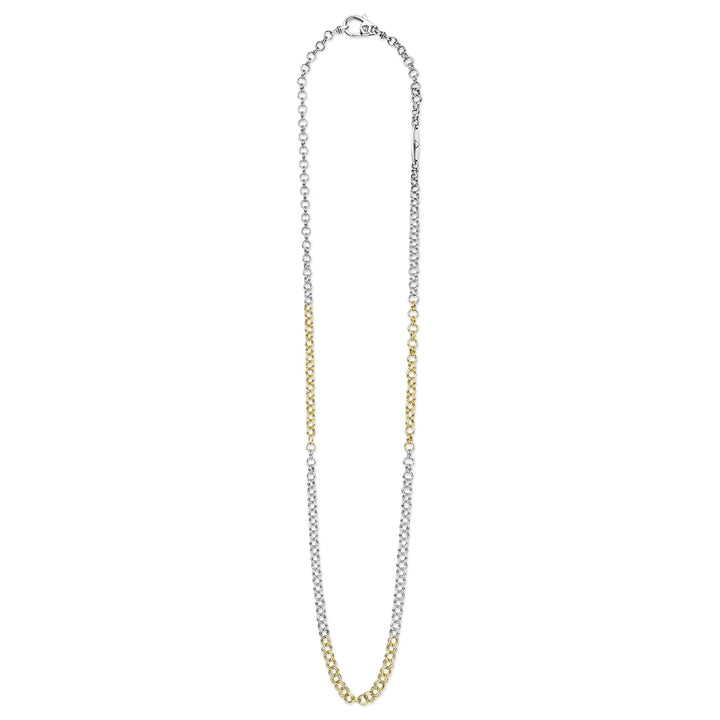 Two-Tone High Jinks Link Chain Necklace | 3.5mm
