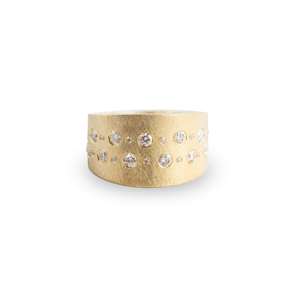 Yellow Gold Diamond Band Ring