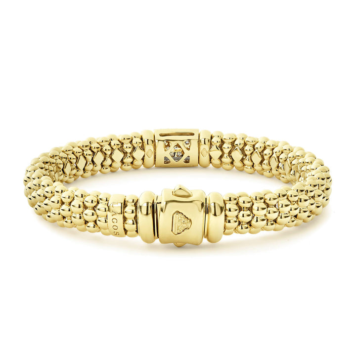 18K Gold Diamond Bracelet | 9mm