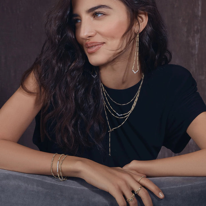 18K Gold Superfine Diamond Bracelet