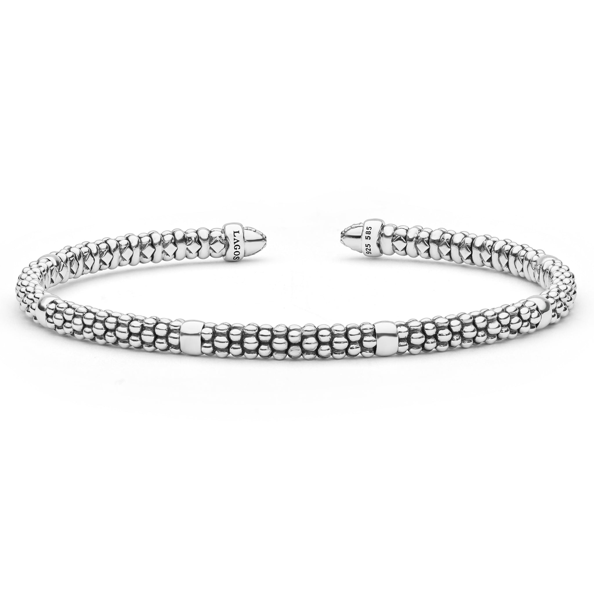 Two-Tone Diamond Mini Versa Torque Bracelet | 3mm