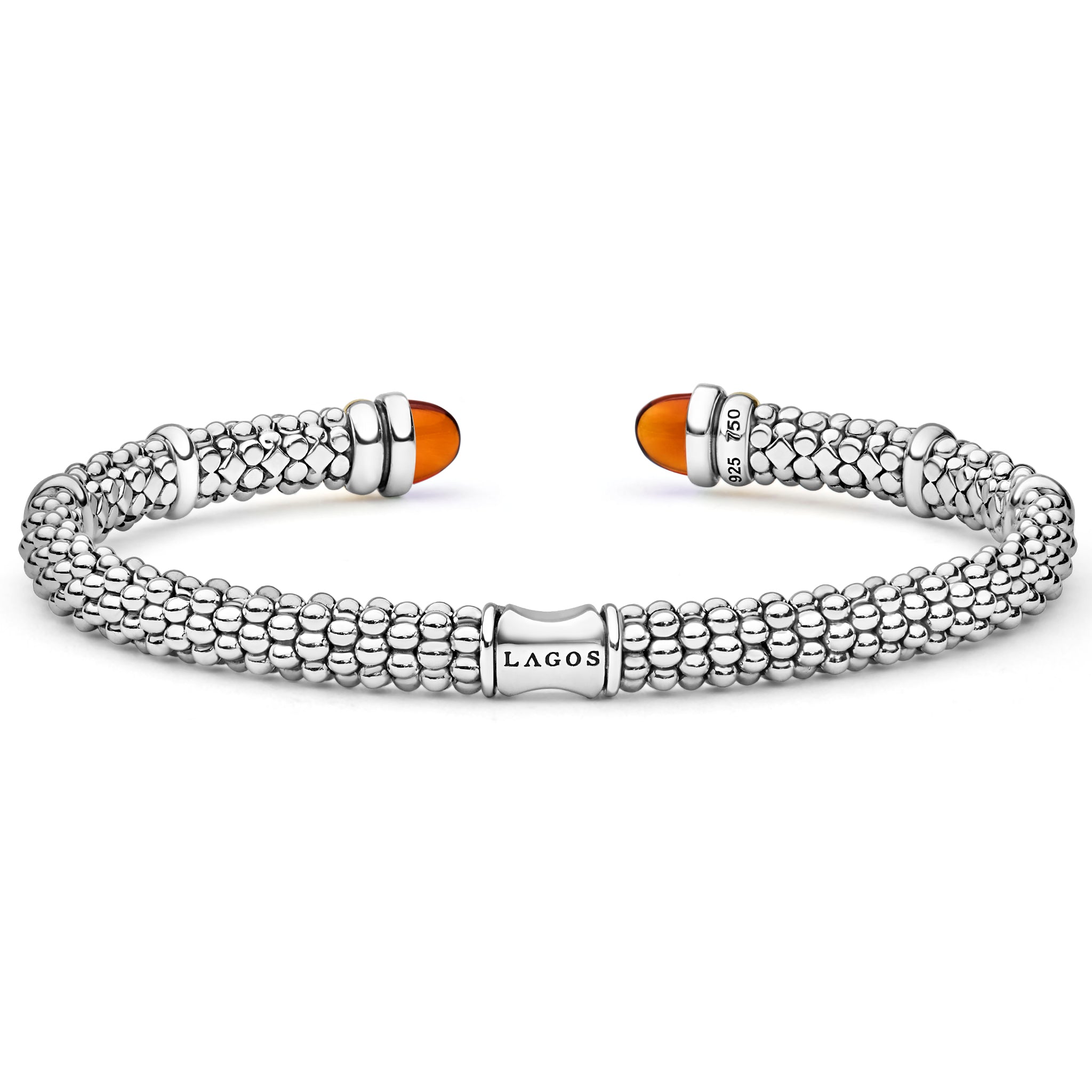 Two-Tone Citrine Versa Torque Bracelet | 5mm