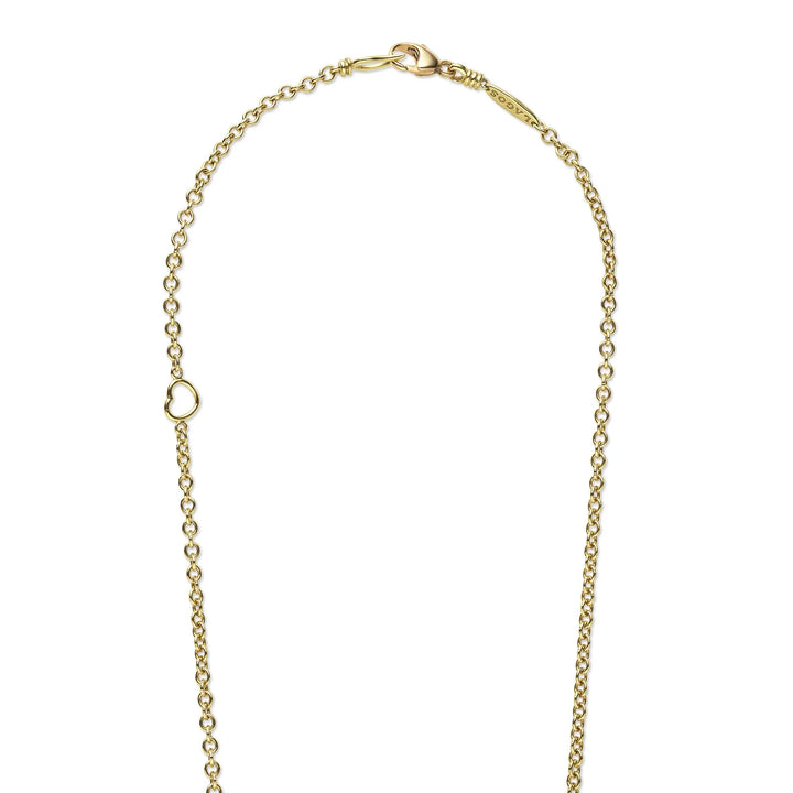 18K Gold Petite Fleur Pearl Diamond Pendant Necklace