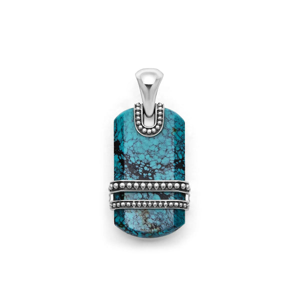 Black Turquoise Tag Amulet