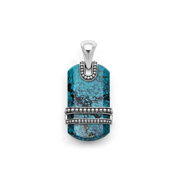 Black Turquoise Tag Amulet