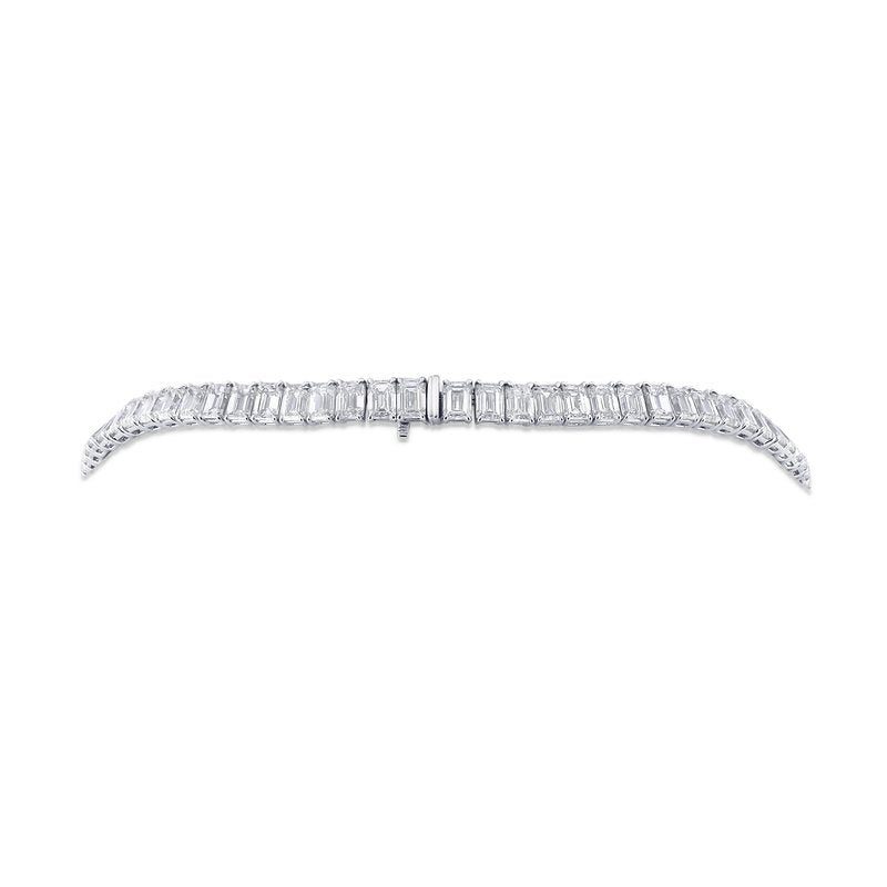 78.72ctw Diamond Emerald Choker Necklace
