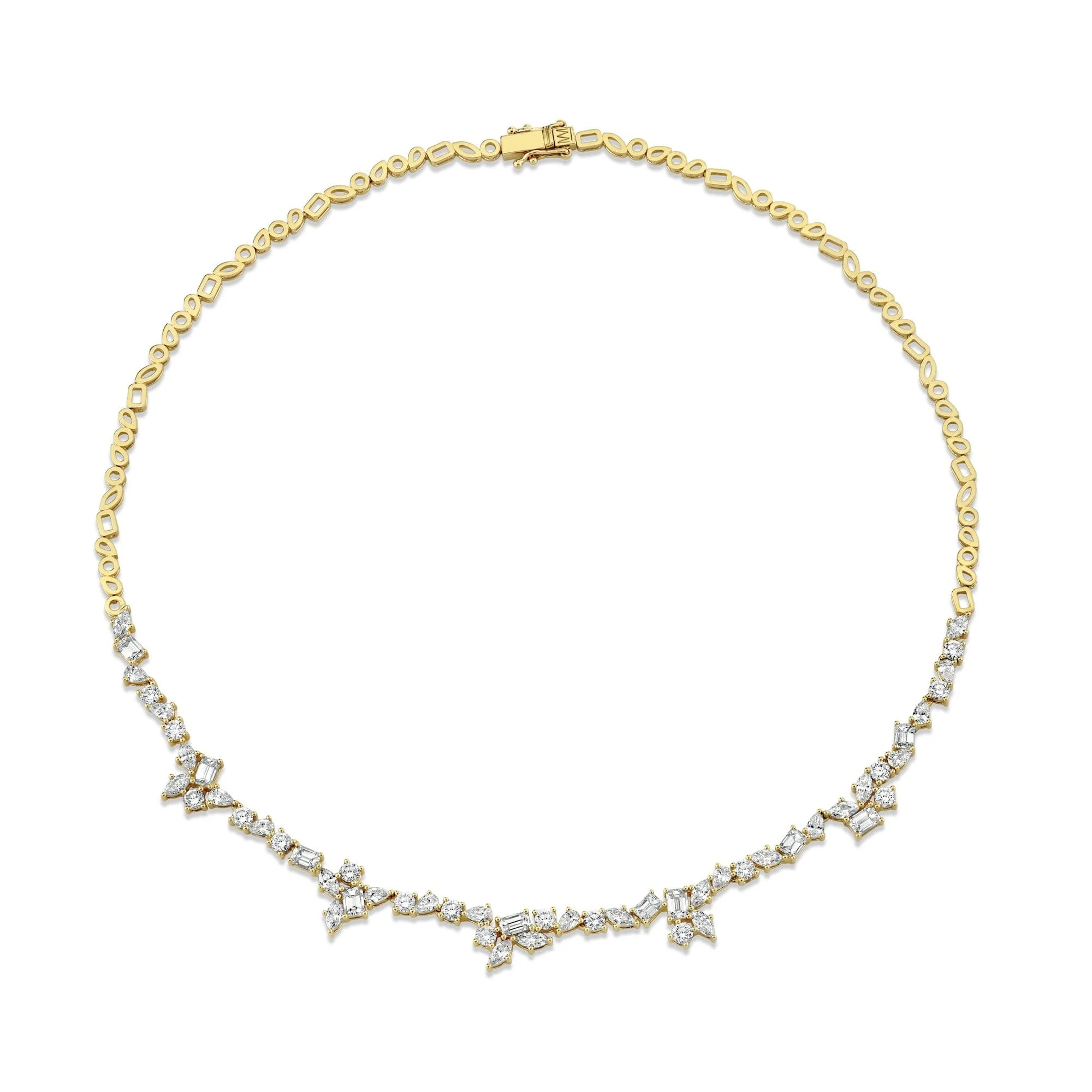 7.15ctw Diamond Montage Tennis Necklace