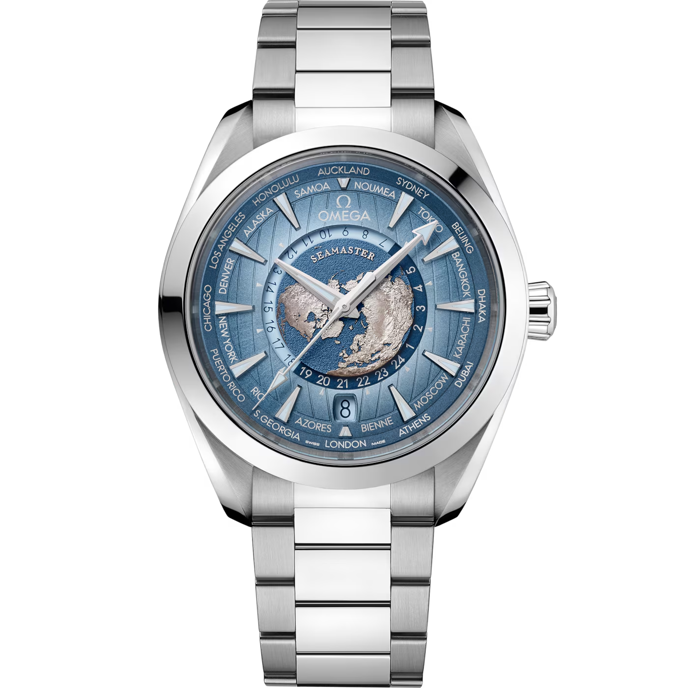 Seamaster Aqua Terra 150M Co-Axial Master Chronometer GMT Worldtimer 43 MM