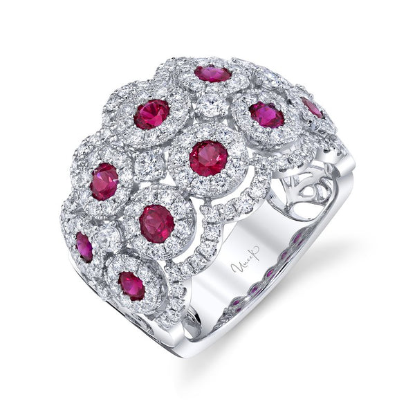 Diamond and Ruby Fashion Ring