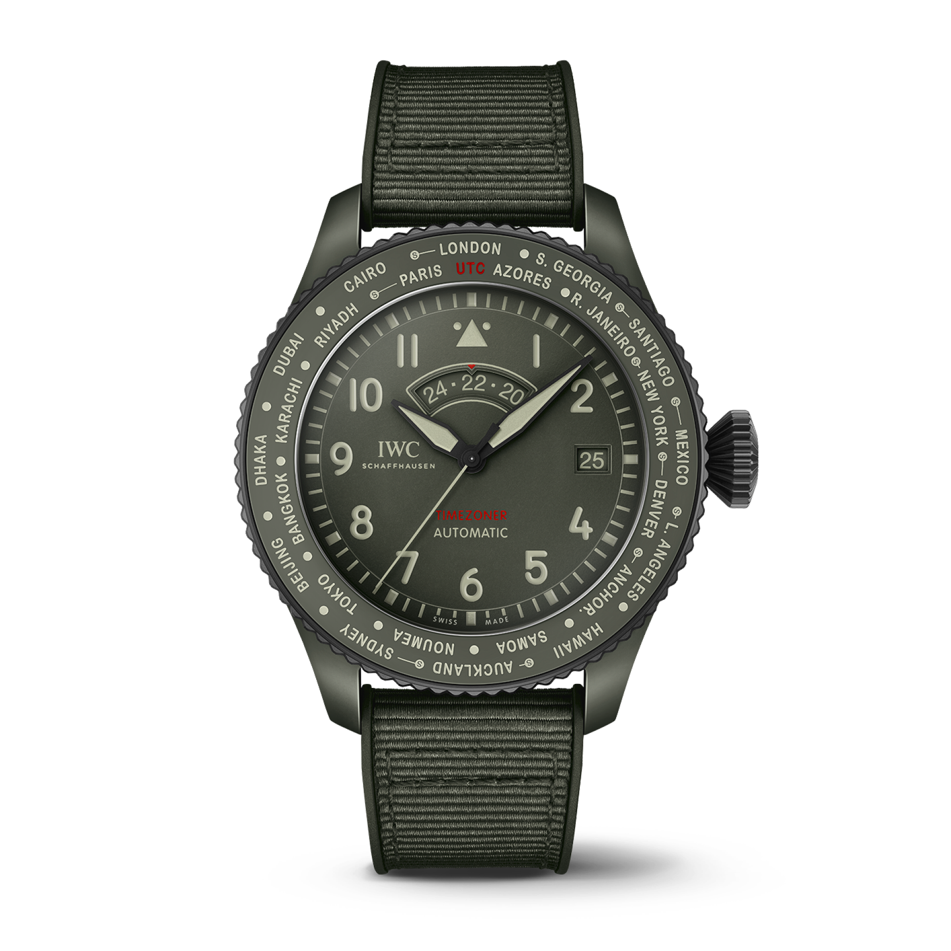Pilot’s Watch Timezoner TOP GUN Woodland