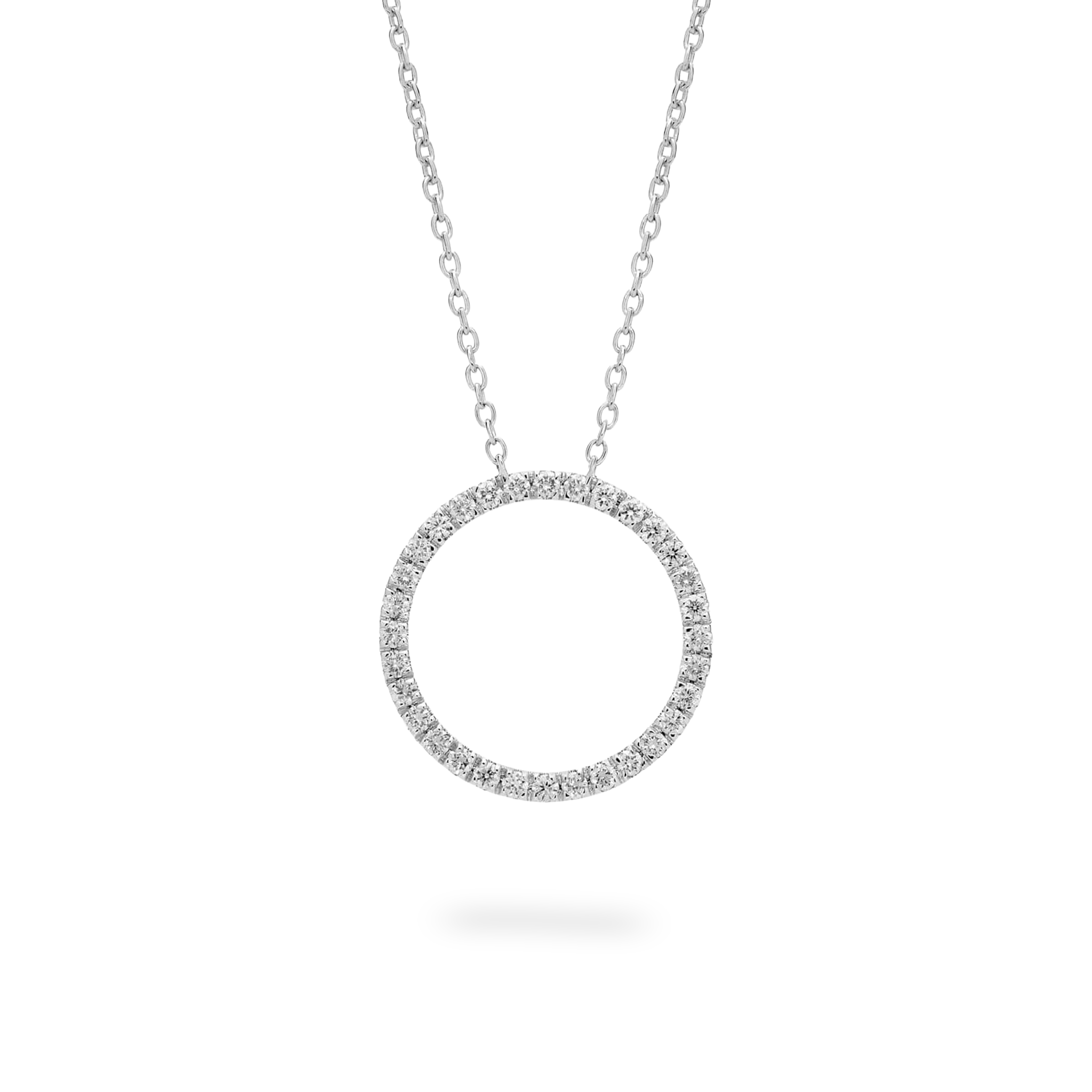 0.75ctw Diamond Circle Necklace