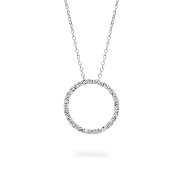 0.75ctw Diamond Circle Necklace