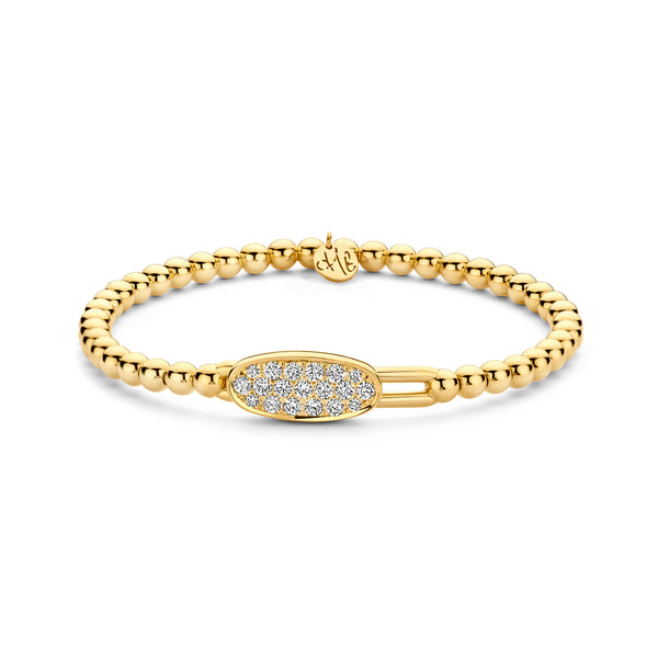 18K Yellow Gold Tresore Stretch Bracelet