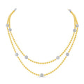 18K Yellow & White Gold 6.06ctw Diamond Opera Necklace