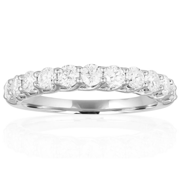 1.0ctw Round Diamond Trellis Band