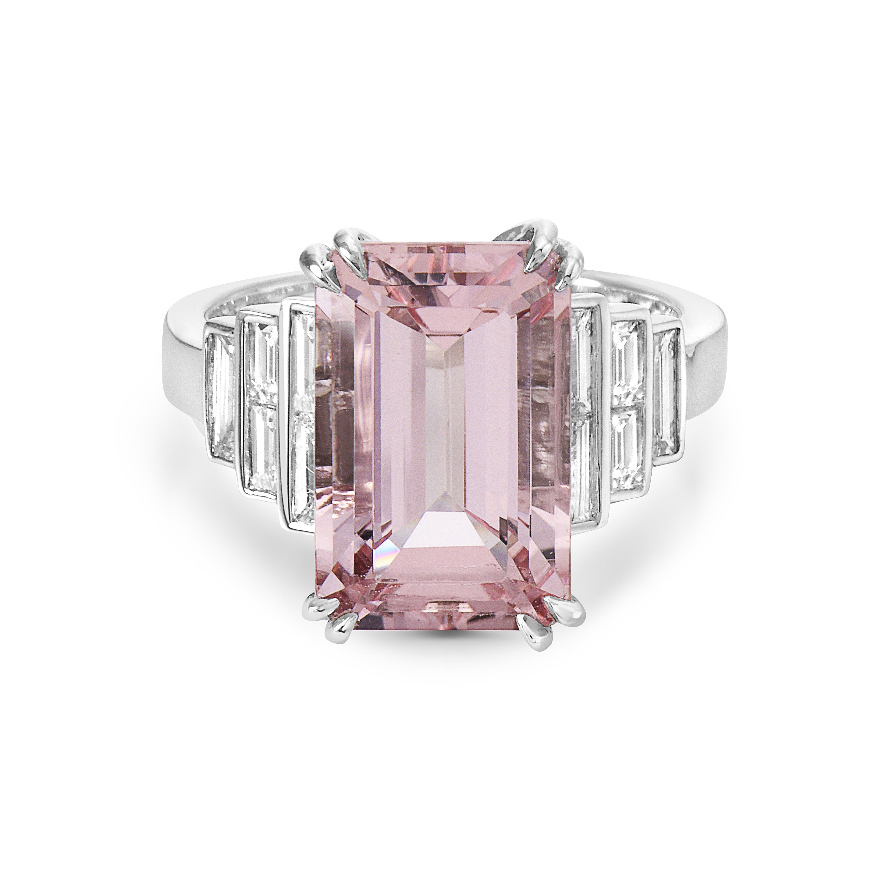 Morganite and Diamond Ring