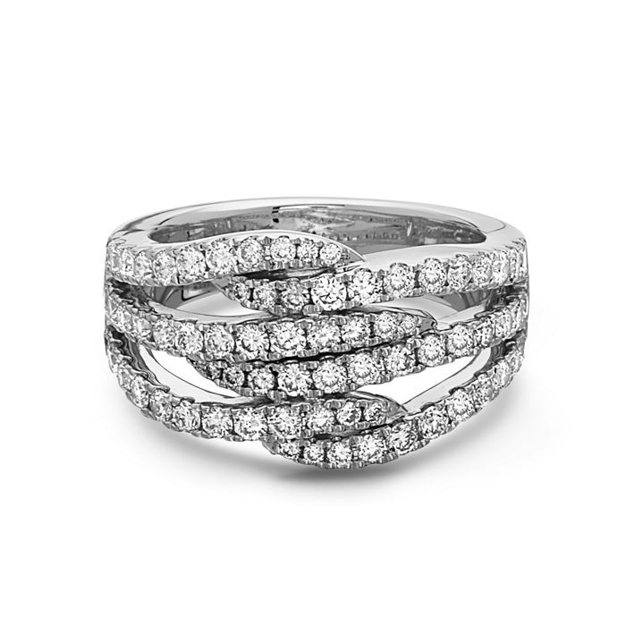 Interlocking Diamond Ring