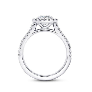 0.34ctw Diamond Halo Engagement Ring