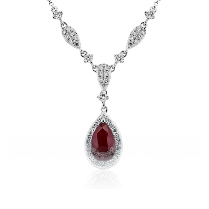 Diamond and Ruby Necklace