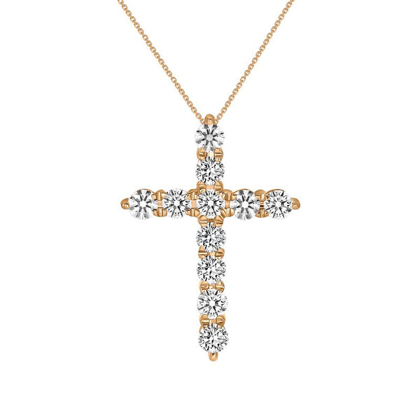 0.50ctw Diamond Cross Pendant