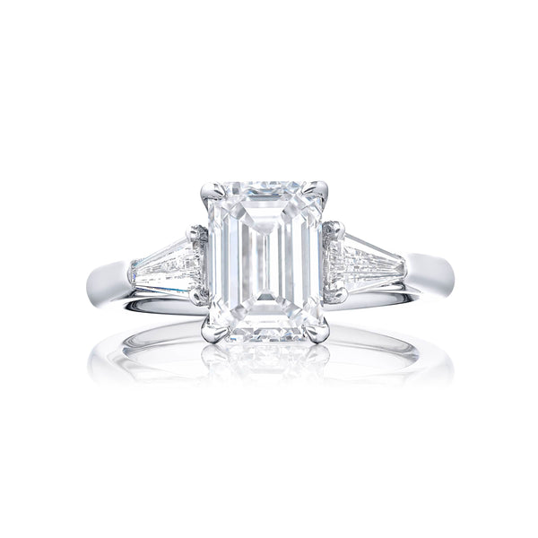 Baguette Diamond Engagement Ring