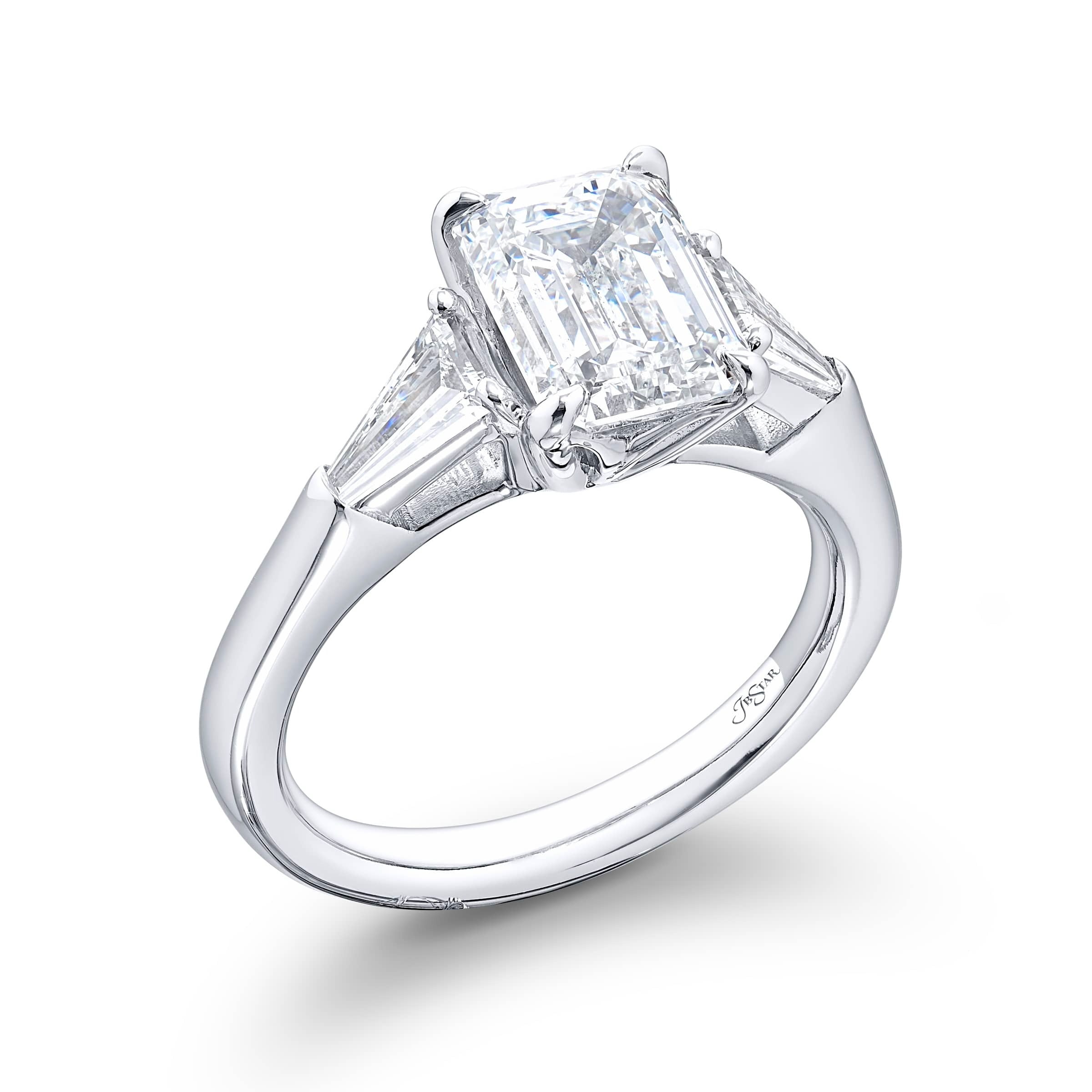 Baguette Diamond Engagement Ring
