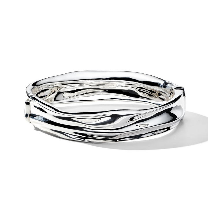 Crush Thin Hinged Bangle