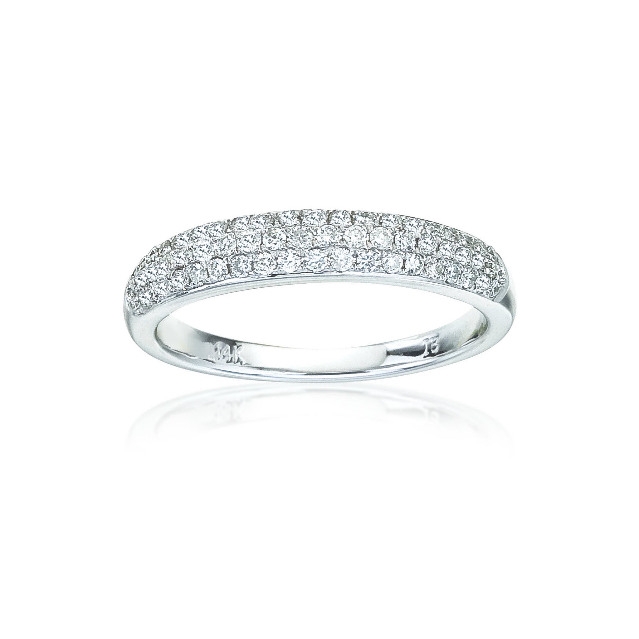 0.375ctw Round Diamond Pave Band