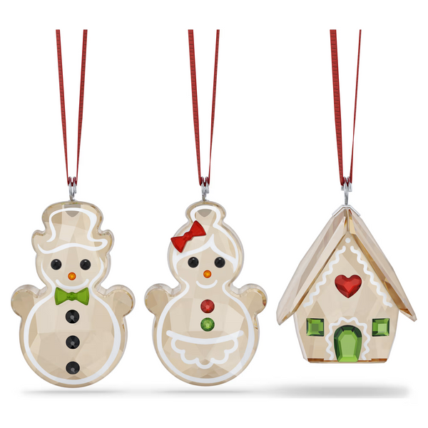 Holiday Cheers Gingerbread Ornament Set
