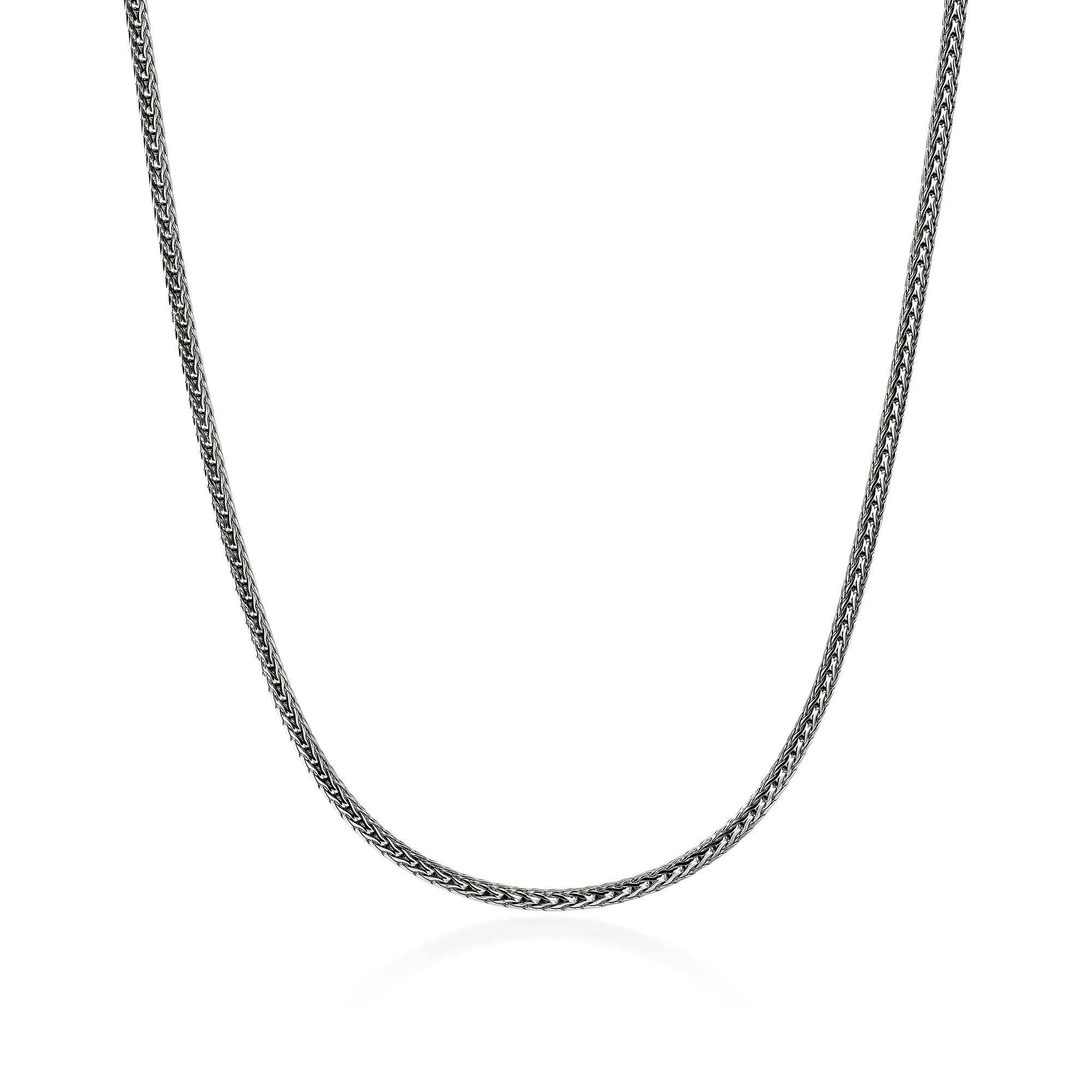 18" Sterling Silver Icon Mini Necklace 2.5MM