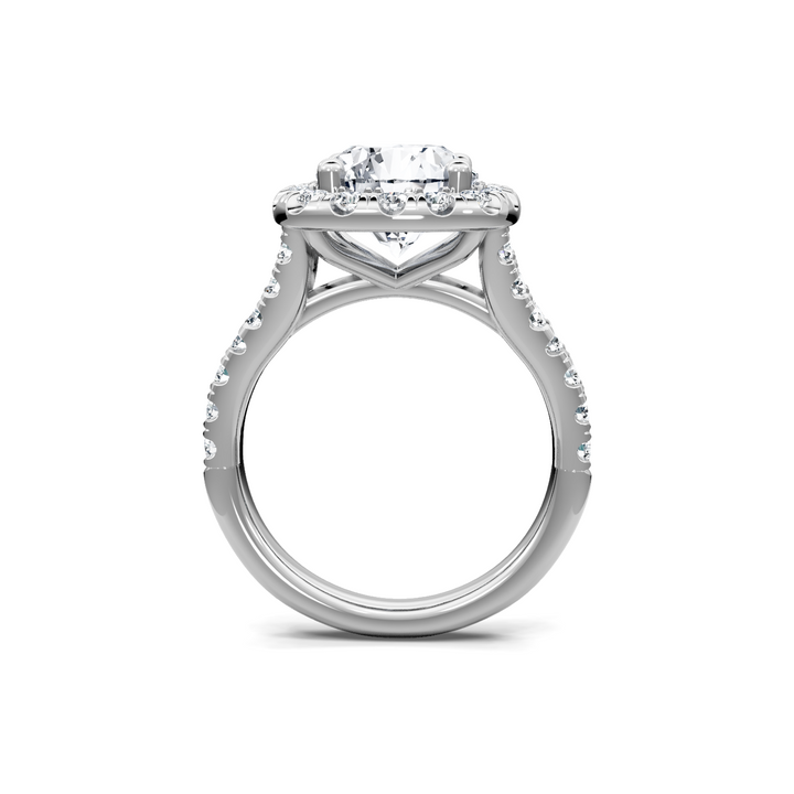 1.0ctw Diamond Halo Engagement Ring