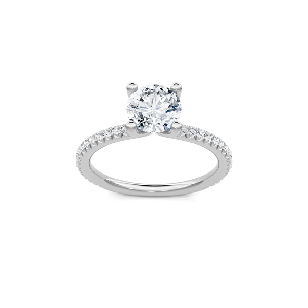 0.25ctw Round Diamond Engagement Ring