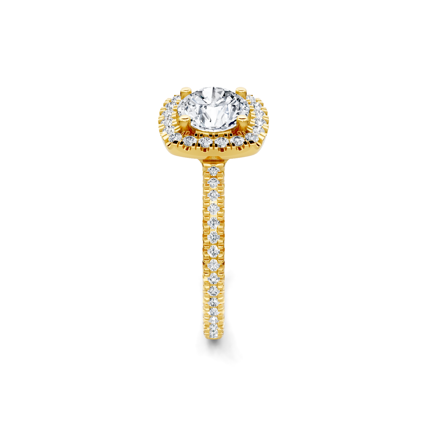 0.37ctw Round Diamond Engagement Ring