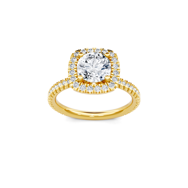 0.37ctw Round Diamond Engagement Ring