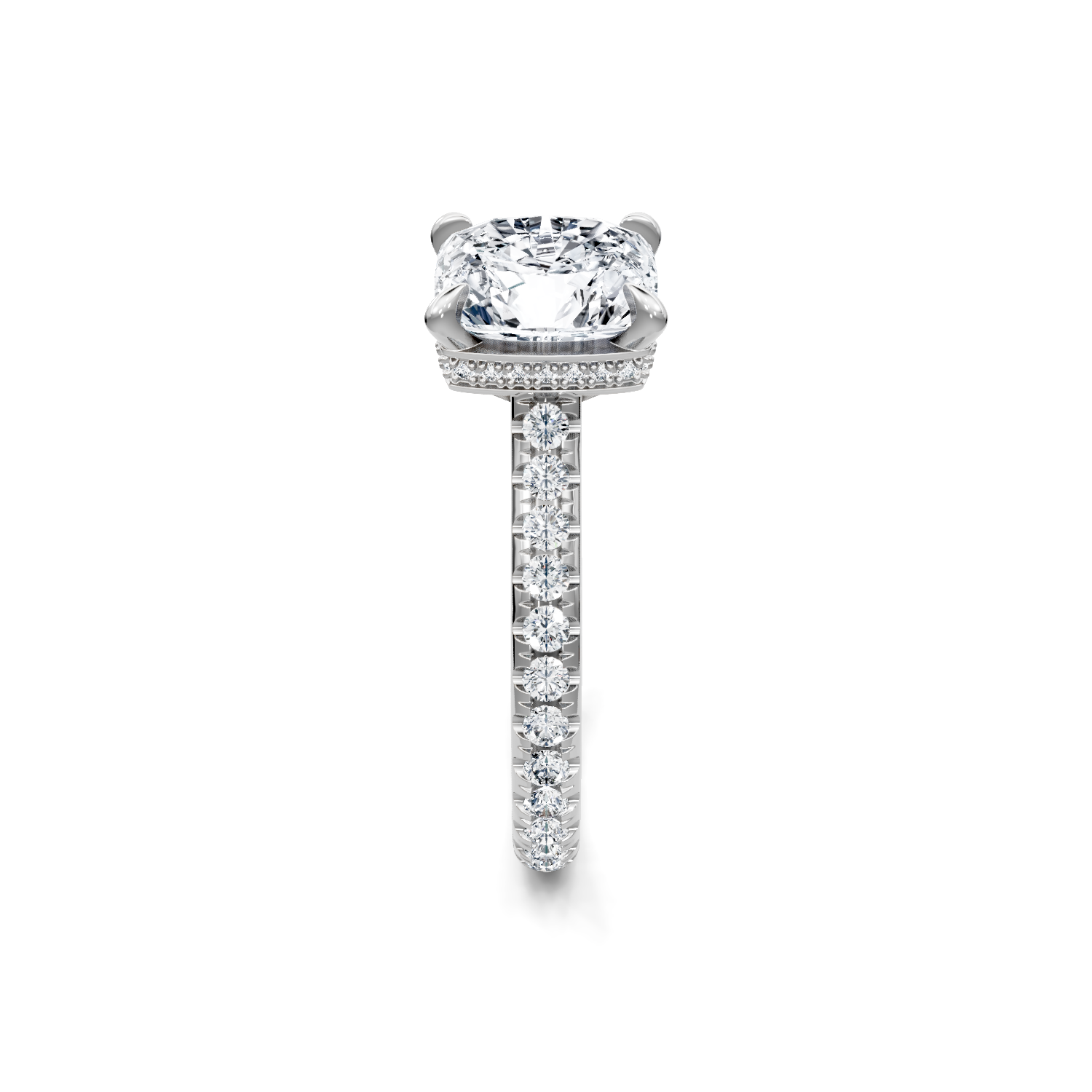 0.62ctw Round Diamond Engagement Ring