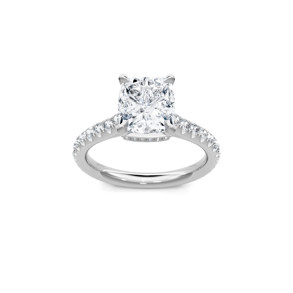 0.62ctw Round Diamond Engagement Ring