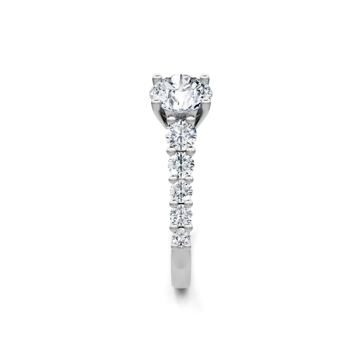 0.66ctw Round Diamond Engagement Ring