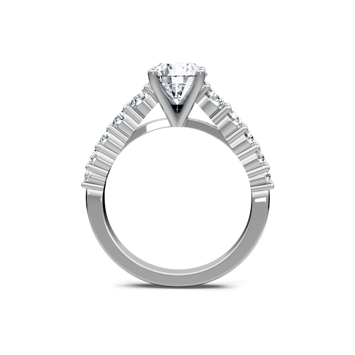 0.66ctw Round Diamond Engagement Ring