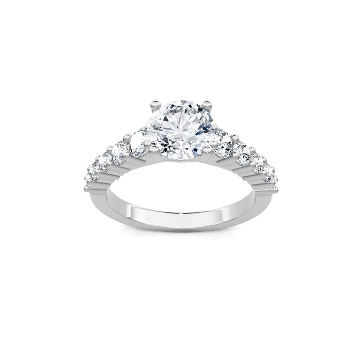 0.66ctw Round Diamond Engagement Ring