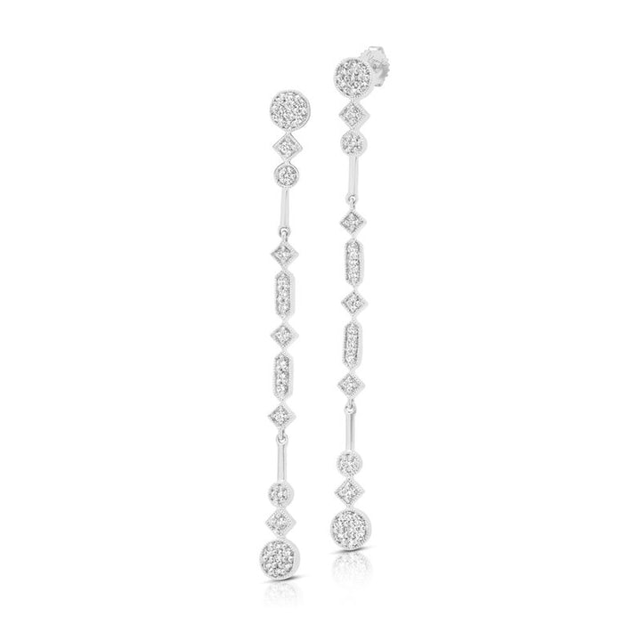 0.40ctw Diamond Dangle Earrings