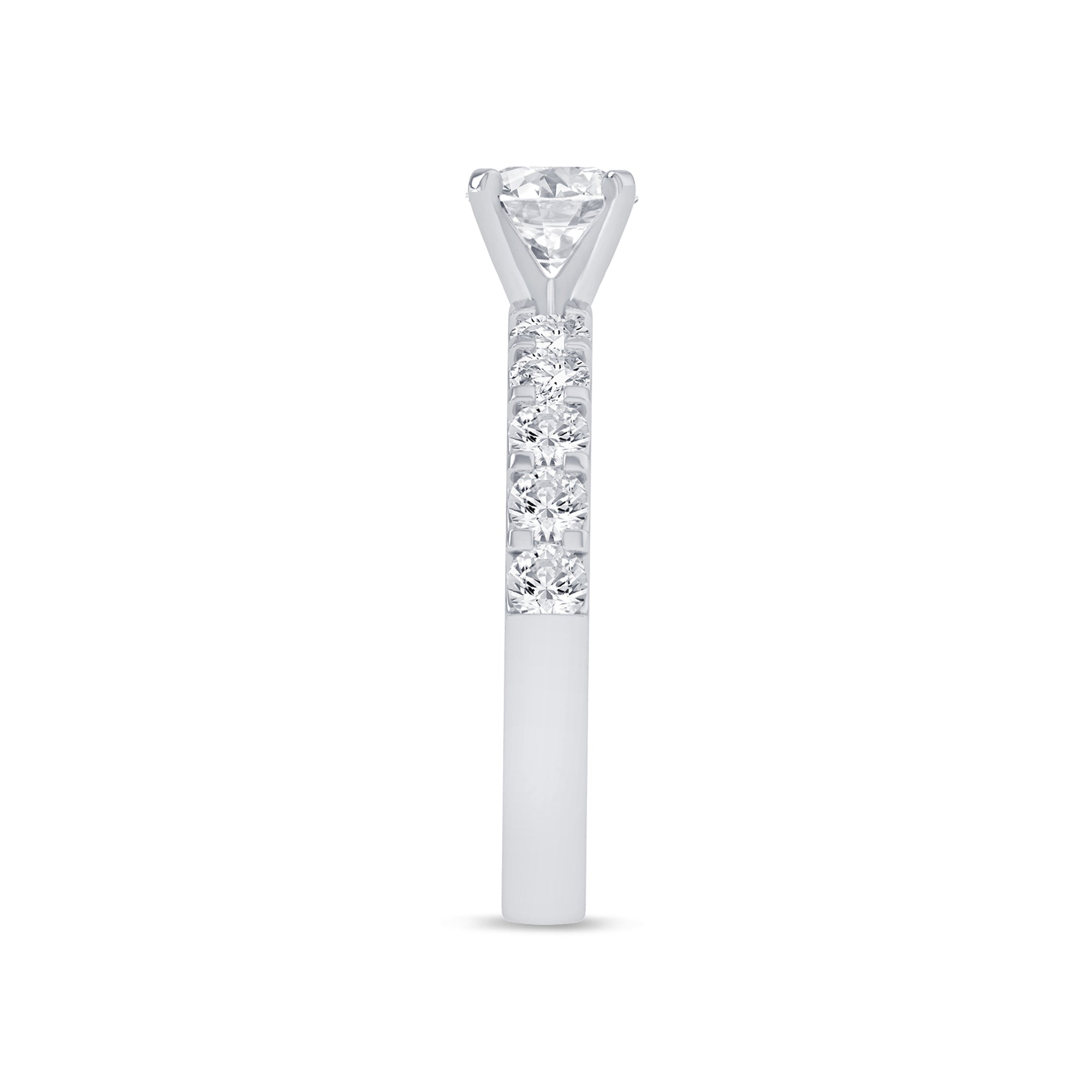 0.75ctw Round Diamond Shared Prong Setting