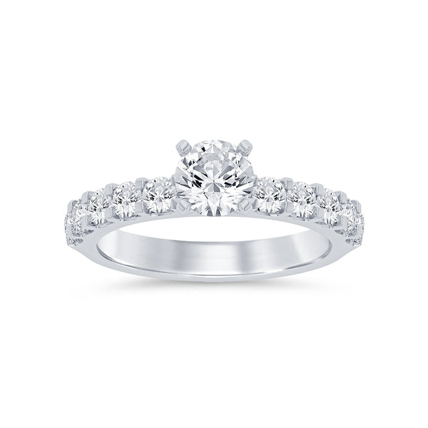 0.75ctw Round Diamond Shared Prong Setting